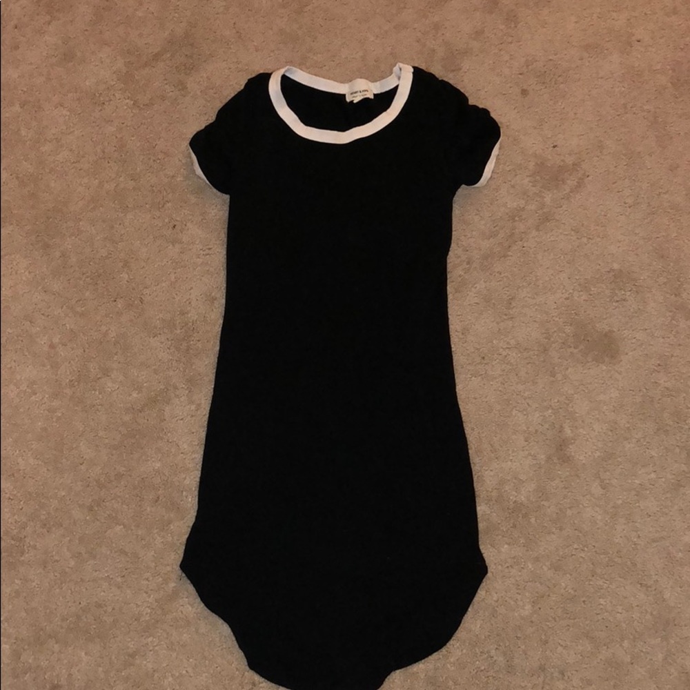 Black & White Mini Bodycon Dress.